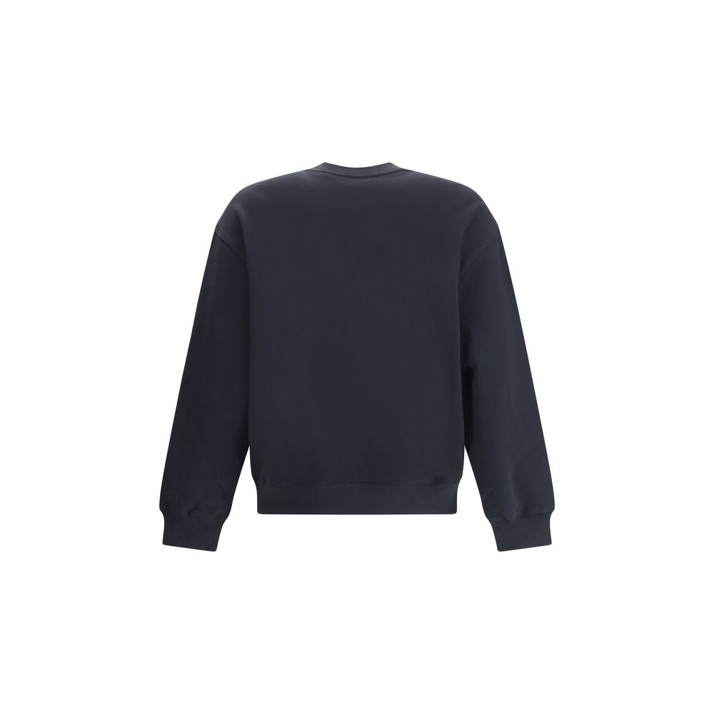 Maison Kitsuné Baumwoll-Sweatshirt in Schwarz