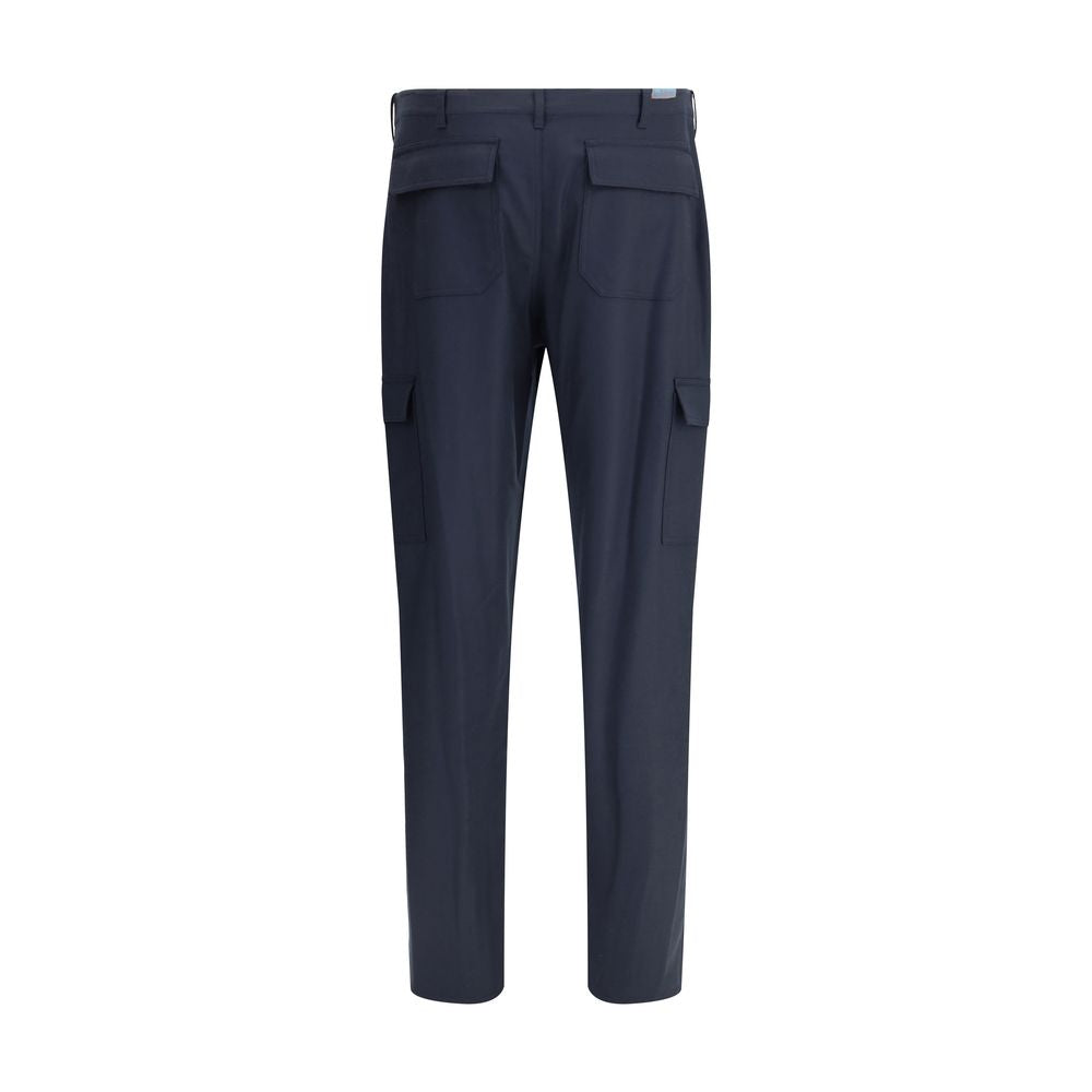 Etro Blaue Woll-Cargo-Hose