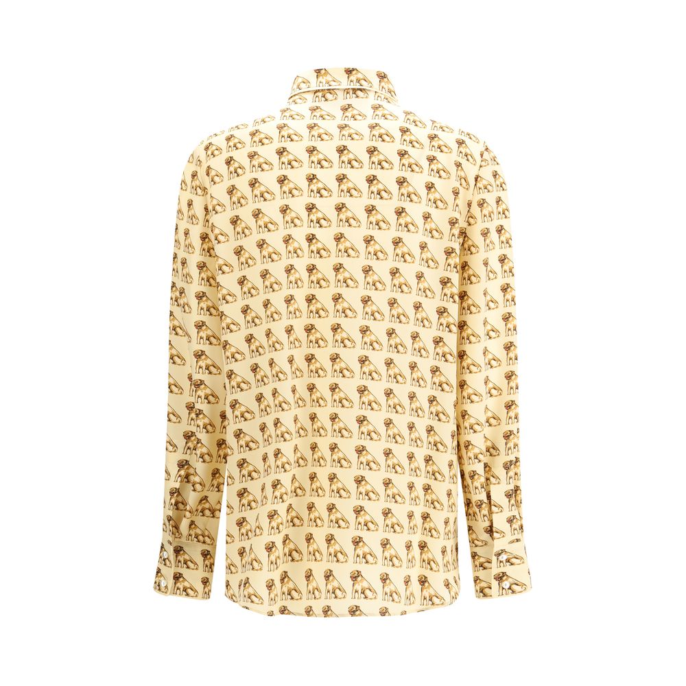 Valentino Hemd | Muster | Crepe De Chine Petit C