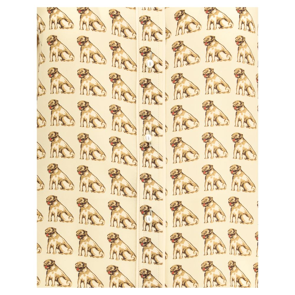 Valentino Hemd | Muster | Crepe De Chine Petit C