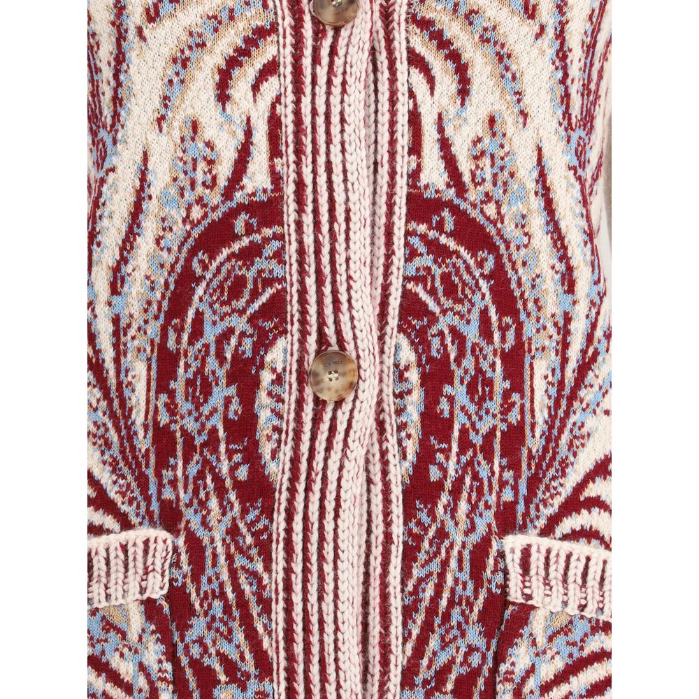 Etro Wollcardigan in Multicolor