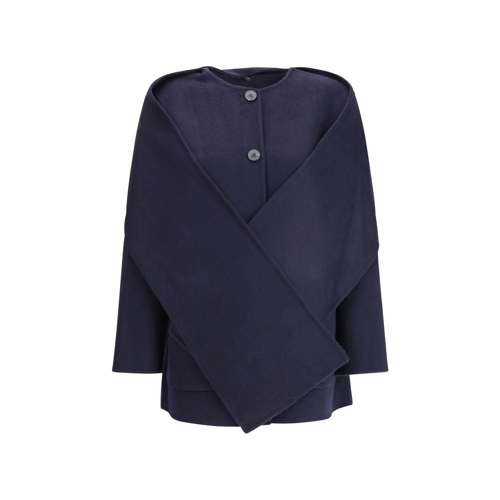 Dynamis Studio Blauer Wollmantel