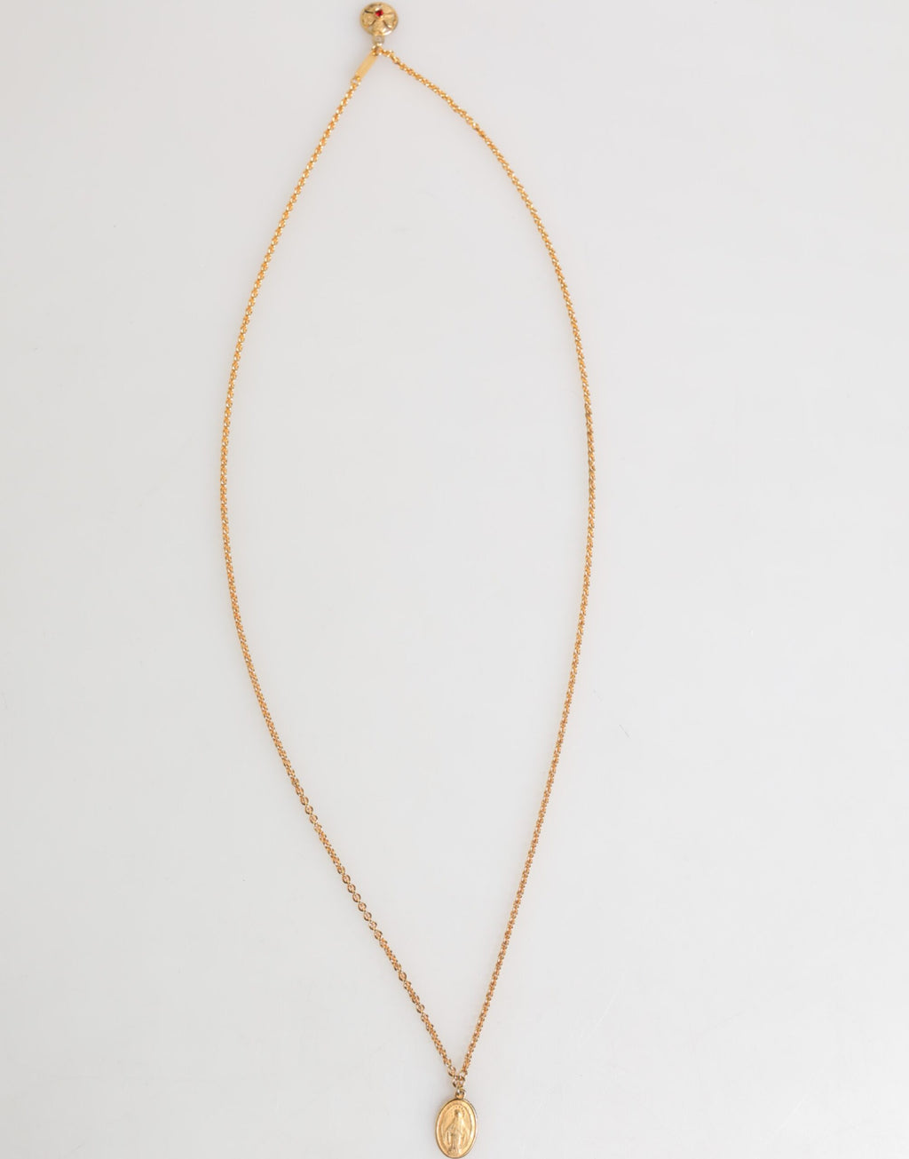 Dolce & Gabbana Gold Medaillon Metall Kette Charme Männer Anhänger Halskette