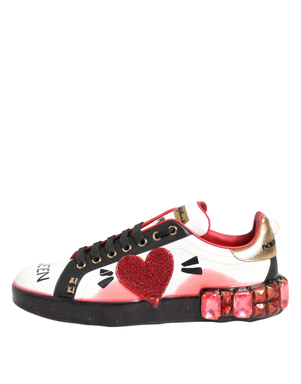 Dolce & Gabbana Multicolor Portofino Low Top Turnschuhe Schuhe