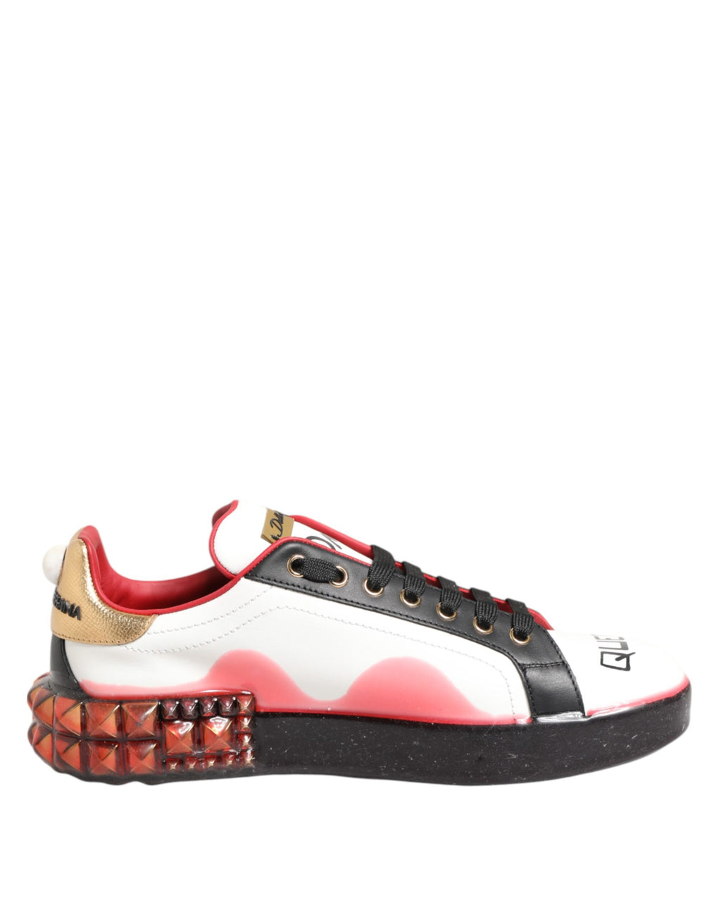 Dolce & Gabbana Multicolor Portofino Low Top Turnschuhe Schuhe