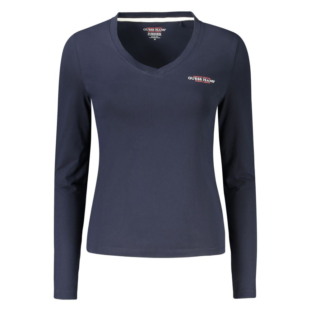 Guess Jeans Blaue Baumwoll-Oberteile &amp