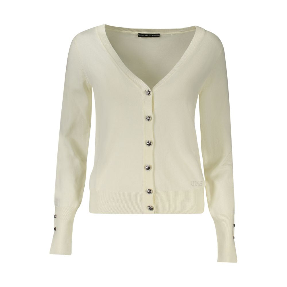 Guess Jeans Weißer Viskose-Pullover