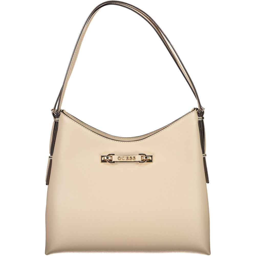 Guess Jeans Beige Polyethylen Handtasche