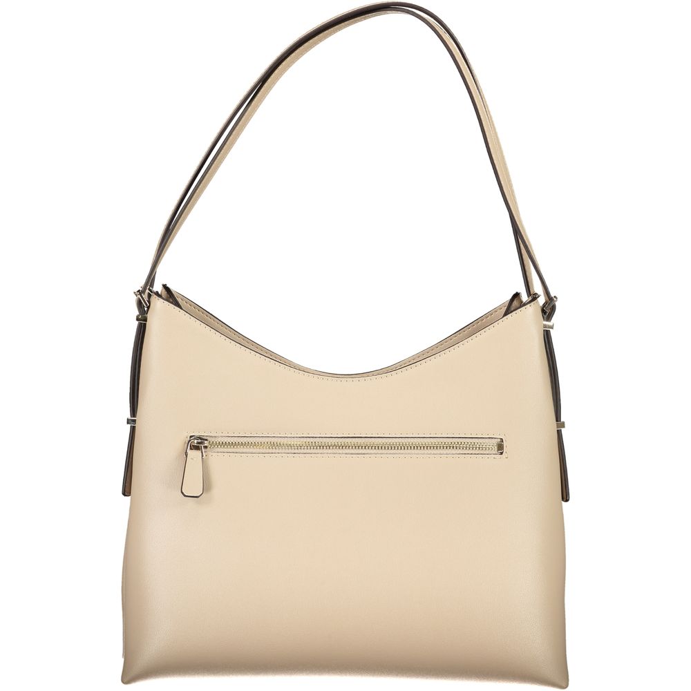 Guess Jeans Beige Polyethylen Handtasche