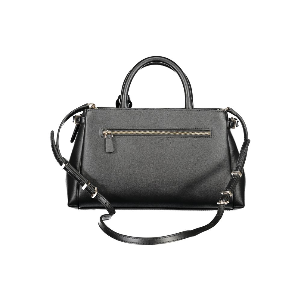 Guess Jeans Schwarze Polyethylen-Handtasche