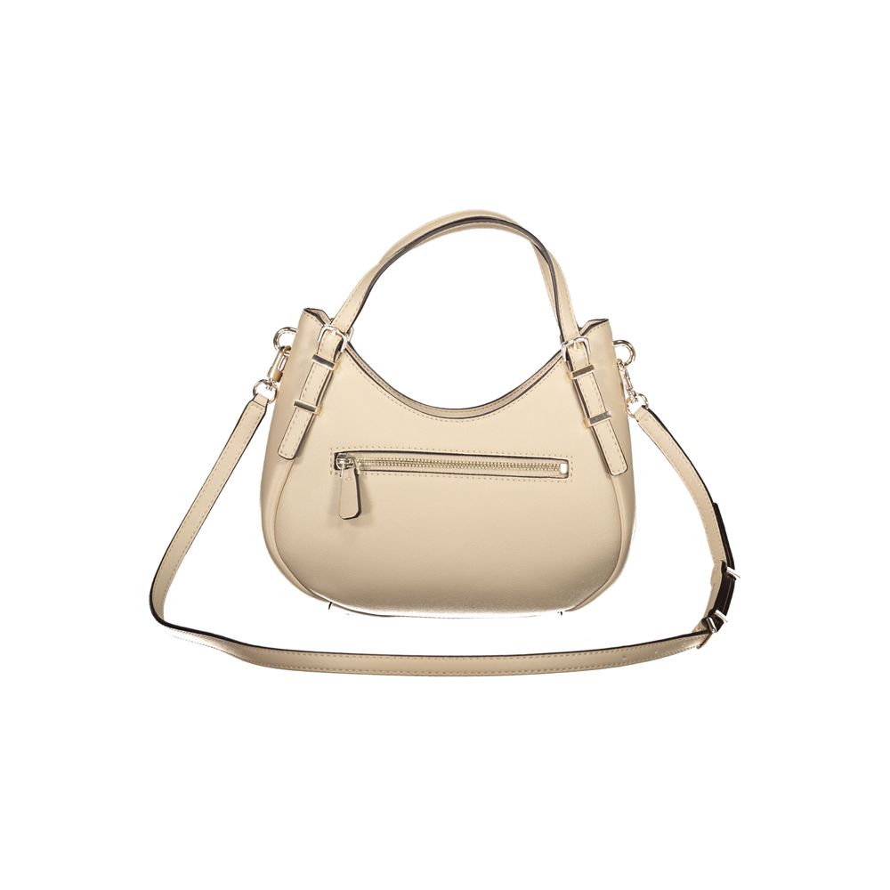 Guess Jeans Beige Polyethylen Handtasche