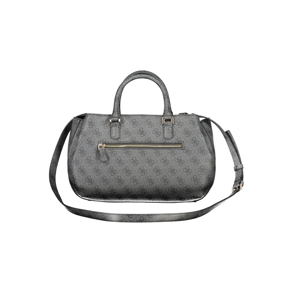 Guess Jeans Schwarze Polyethylen-Handtasche