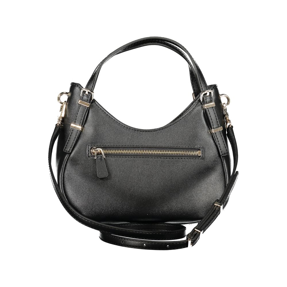 Guess Jeans Schwarze Polyethylen-Handtasche