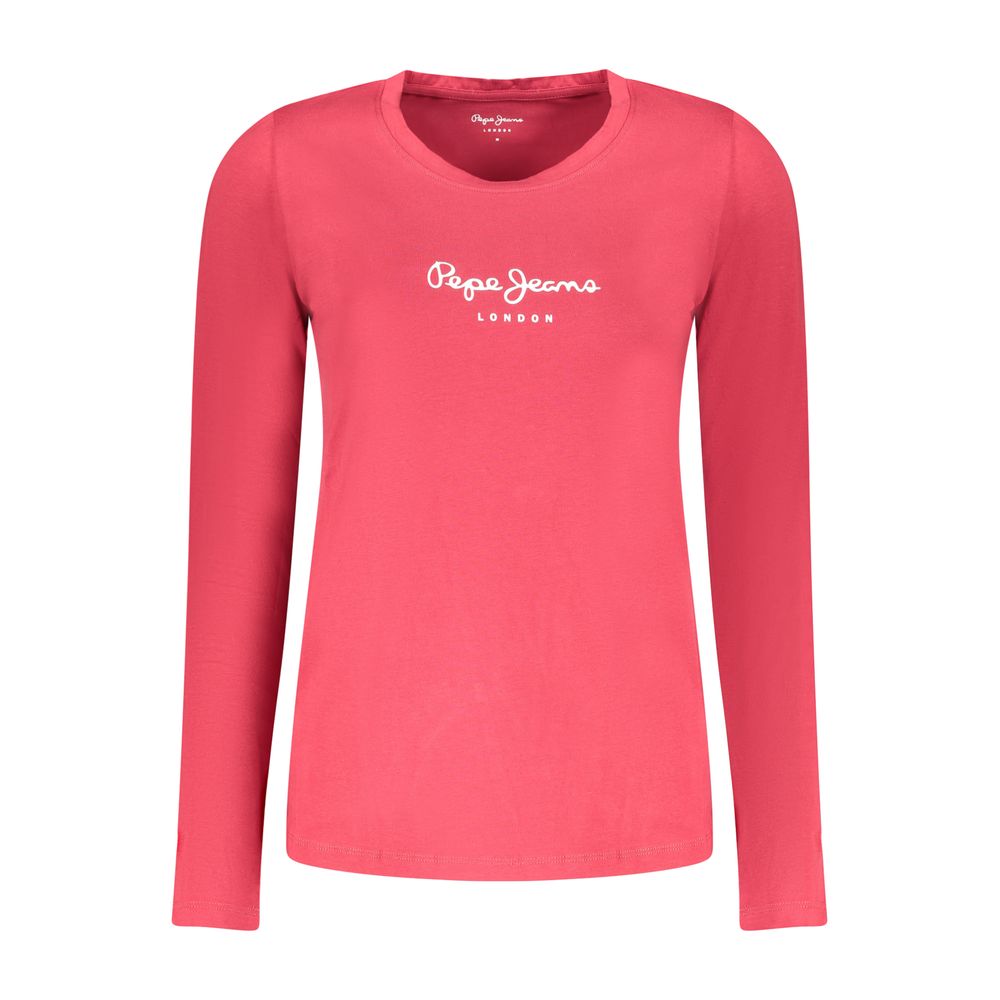 Pepe Jeans Rote Baumwoll-Oberteile &amp