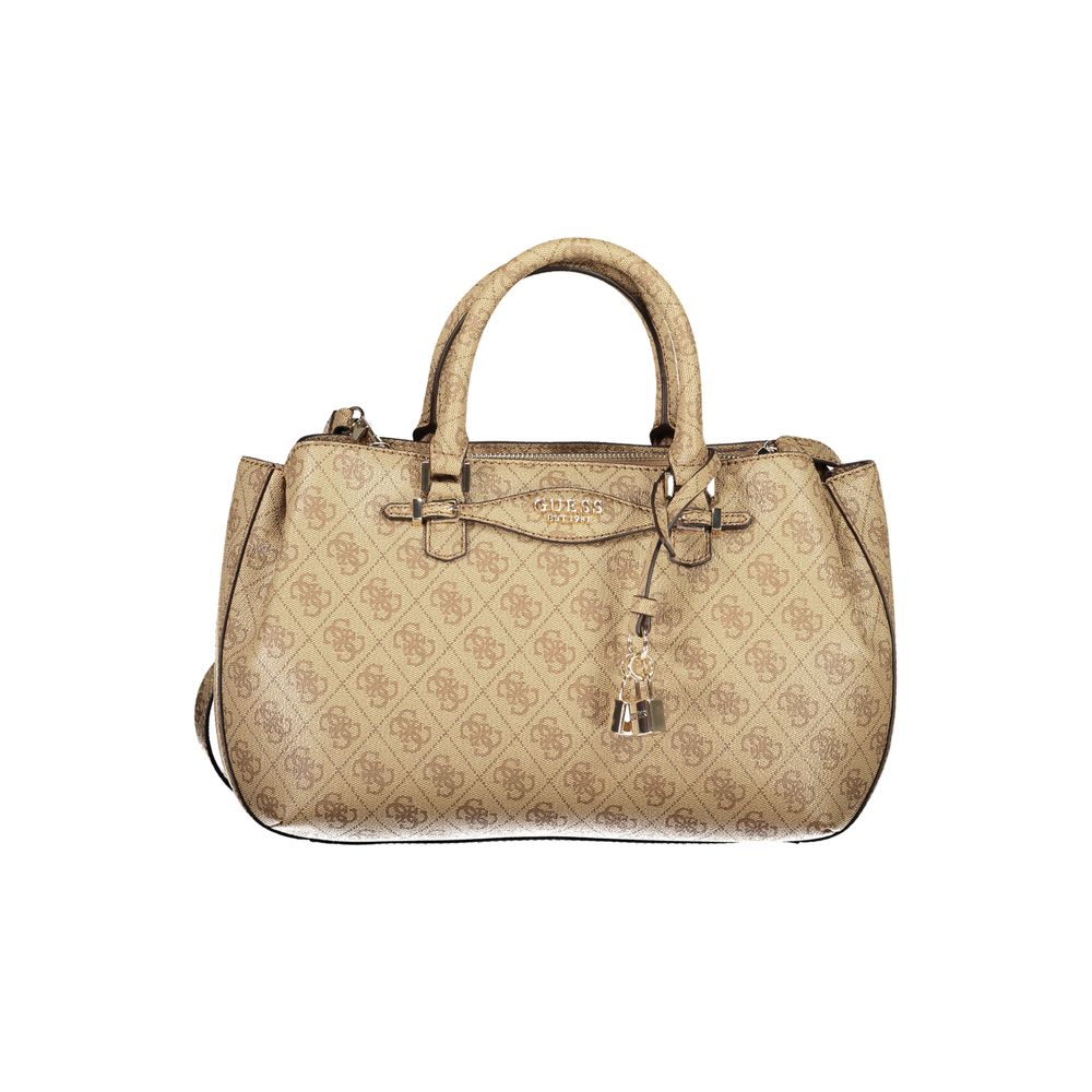 Guess Jeans Beige Polyethylen Handtasche