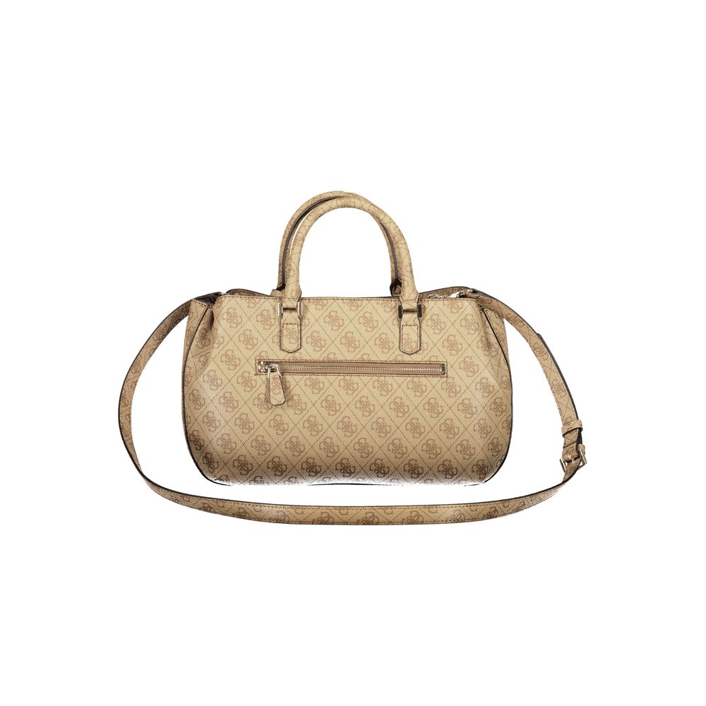 Guess Jeans Beige Polyethylen Handtasche