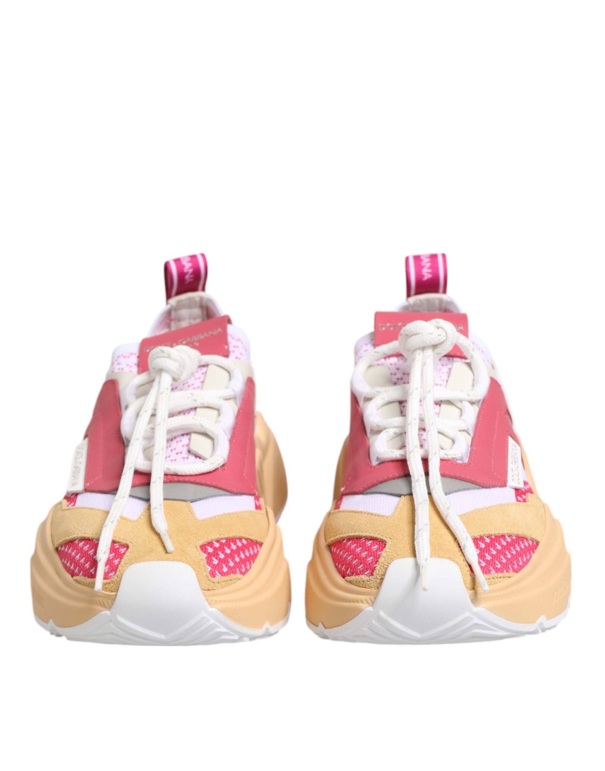 Dolce & Gabbana Multicolor Leder Daymaster Low Top Sneakers Schuhe