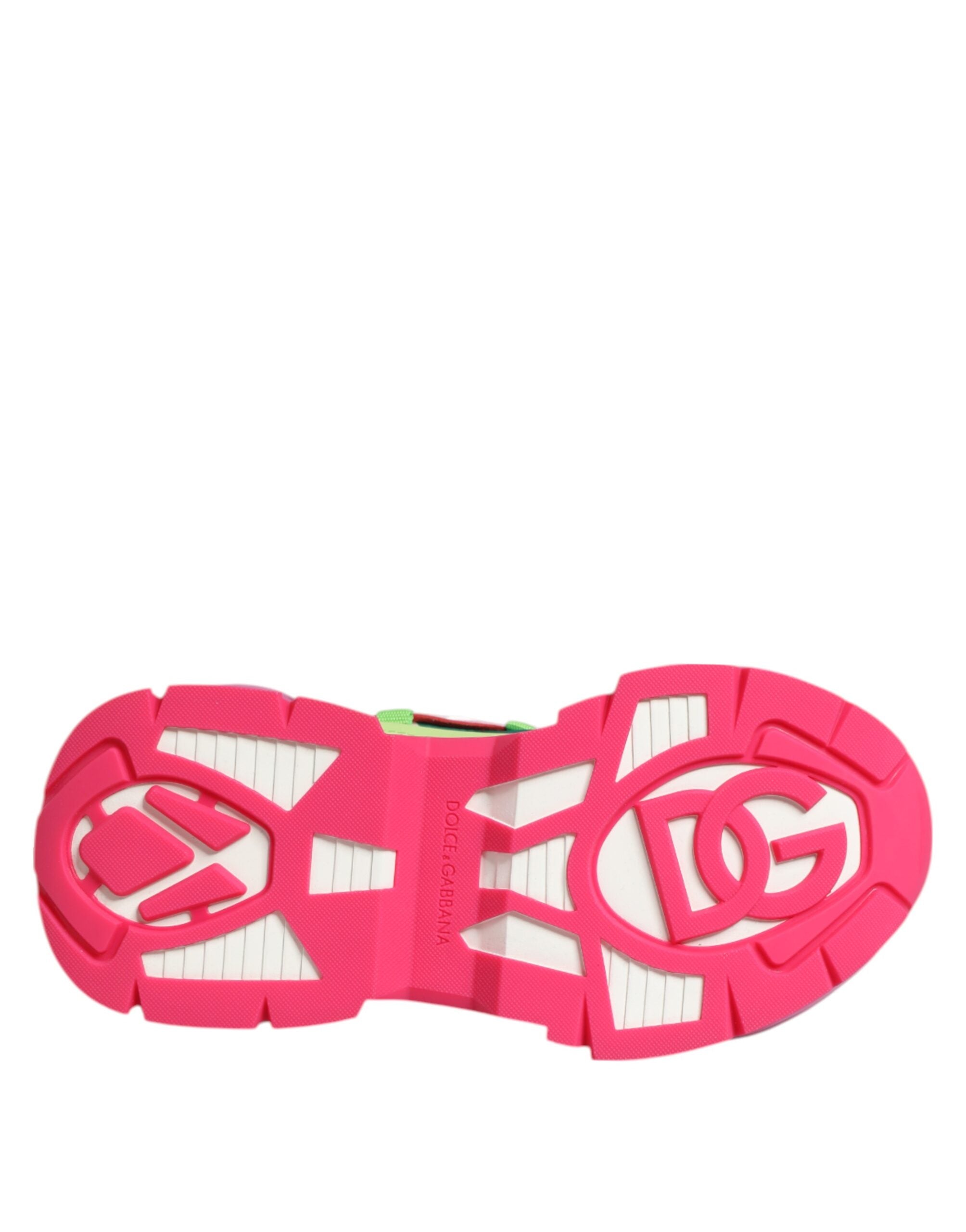 Dolce & Gabbana Multicolor Leder Airmaster Low Top Sneaker Schuhe