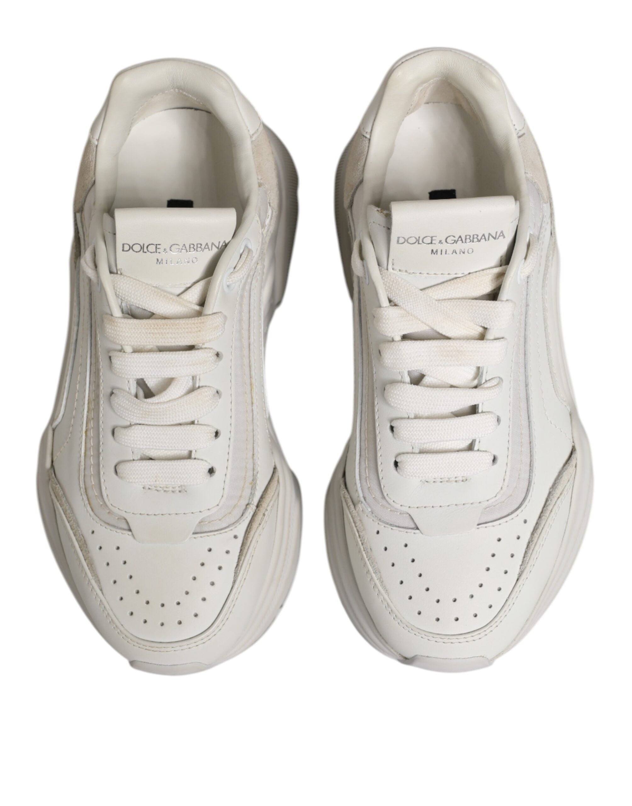 Dolce & Gabbana Weiß Daymaster Low Top Sneaker Schuhe