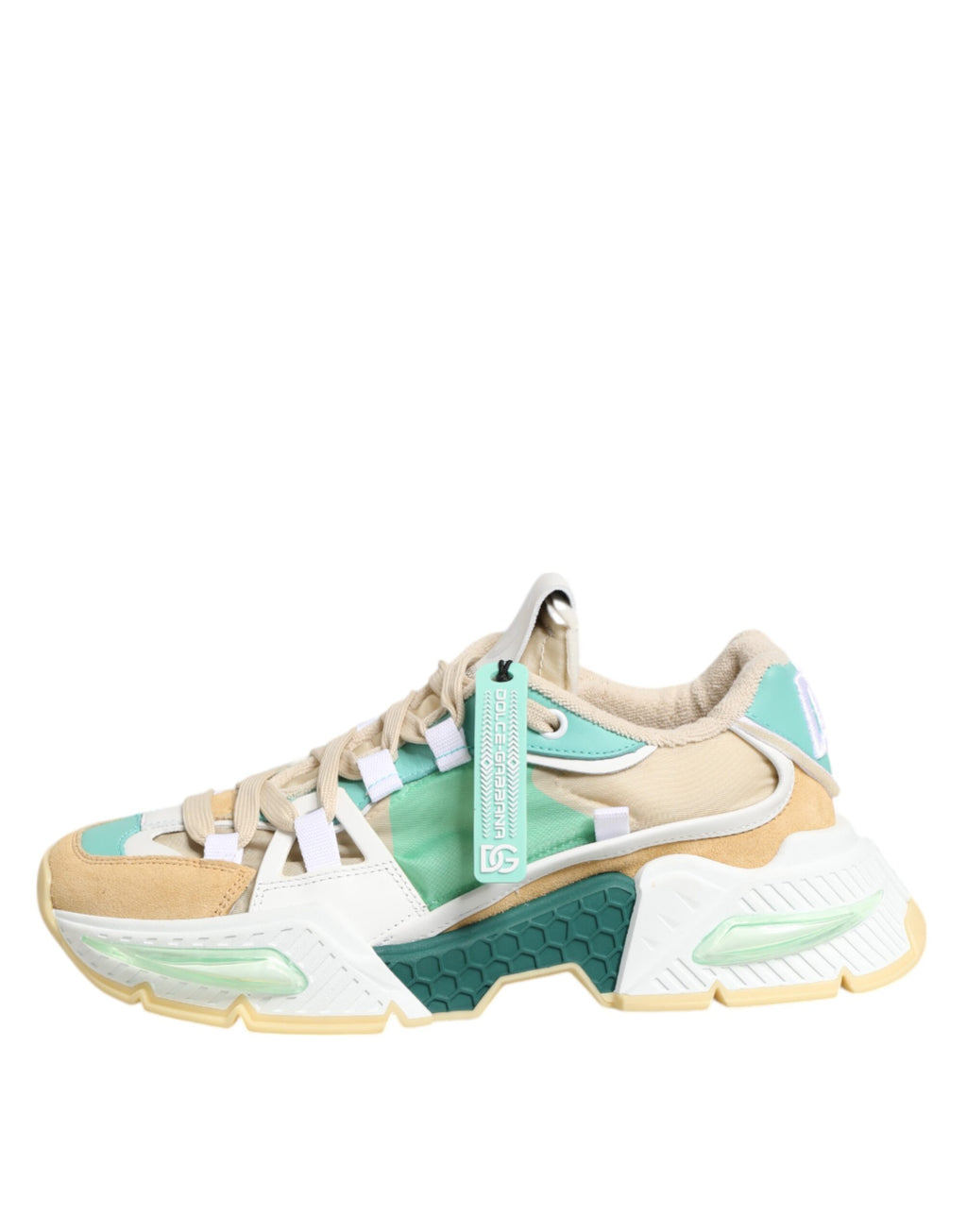 Dolce & Gabbana Multicolor Leder Airmaster Low Top Sneakers Schuhe