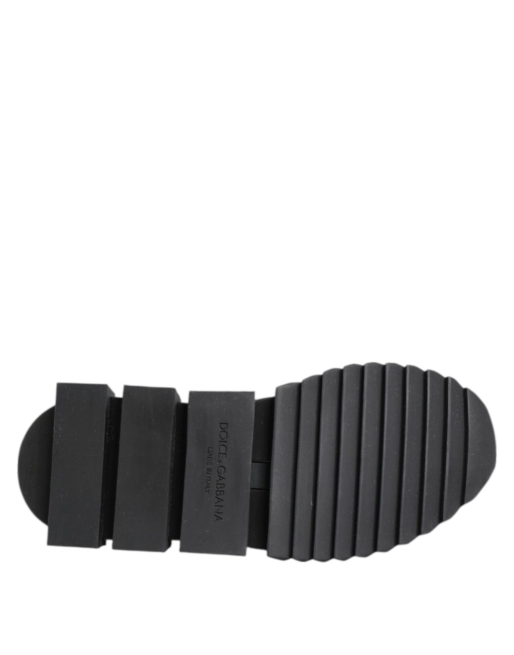 Dolce & Gabbana Schwarz Grau Slip On Sorrento Sneakers Schuhe