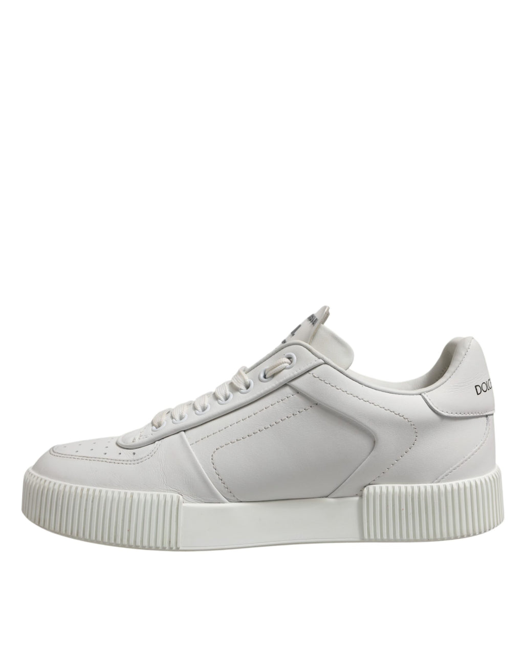 Dolce & Gabbana Weiß Miami Leder Low Top Turnschuhe Männer Schuhe