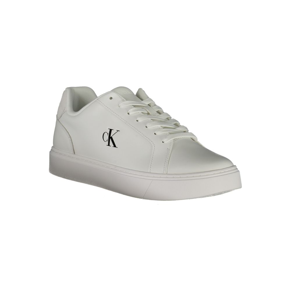 Calvin Klein Sneaker aus weißem Polyester