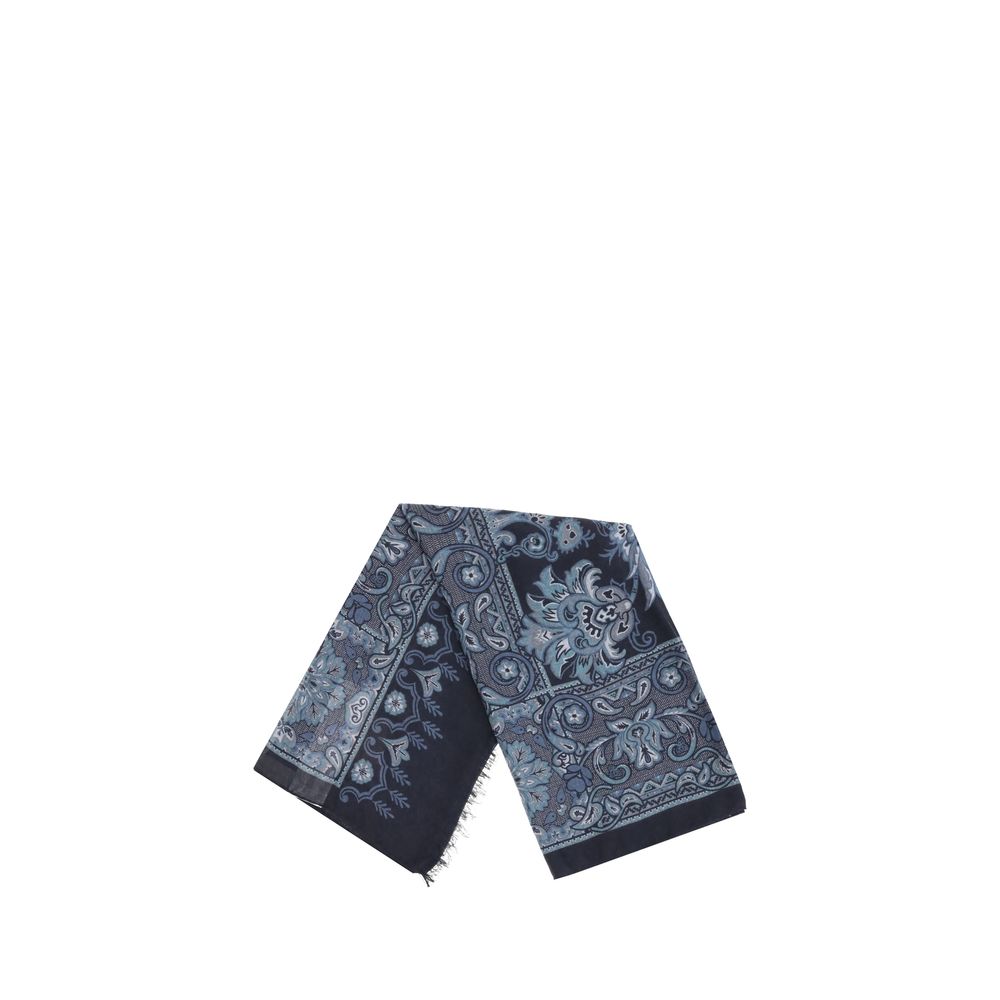 Etro Blauer Modal-Schal