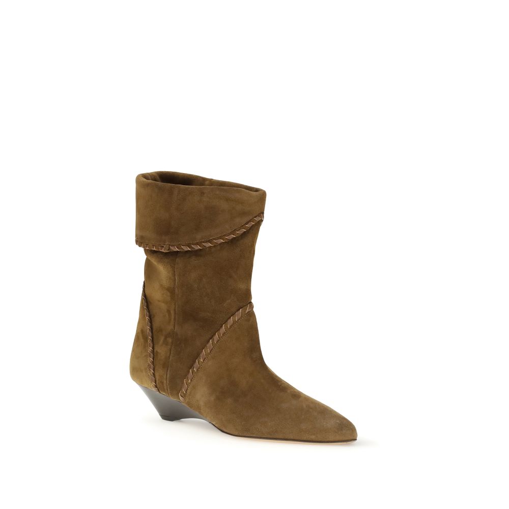 Isabel Marant Braune Kalbshaut Bos Taurus Stiefel
