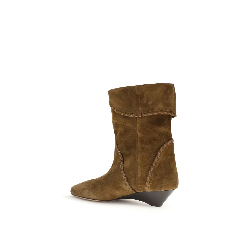 Isabel Marant Braune Kalbshaut Bos Taurus Stiefel