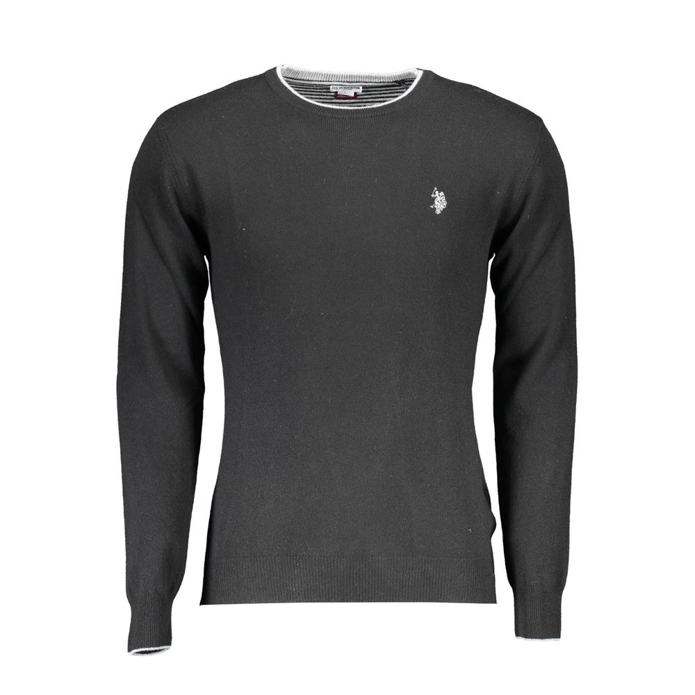U.S. POLO ASSN. Schwarzer Wollpullover