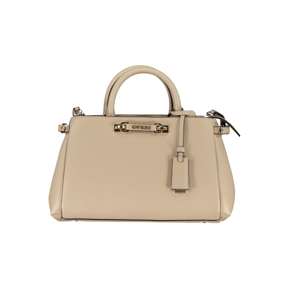 Guess Jeans Beige Polyethylen Handtasche