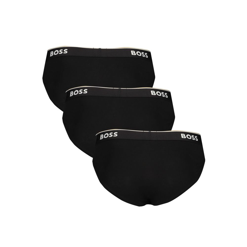 Hugo Boss Schwarze Baumwollunterwäsche