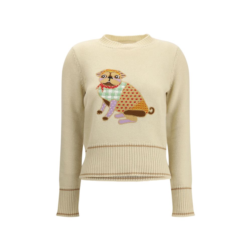 Valentino Le Chien de la Maison bestickter Pullover