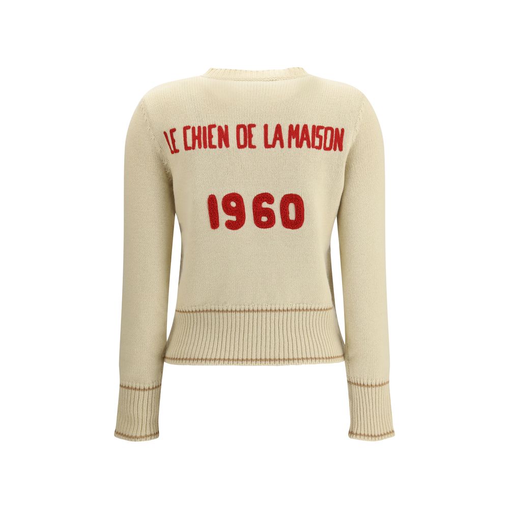 Valentino Le Chien de la Maison bestickter Pullover