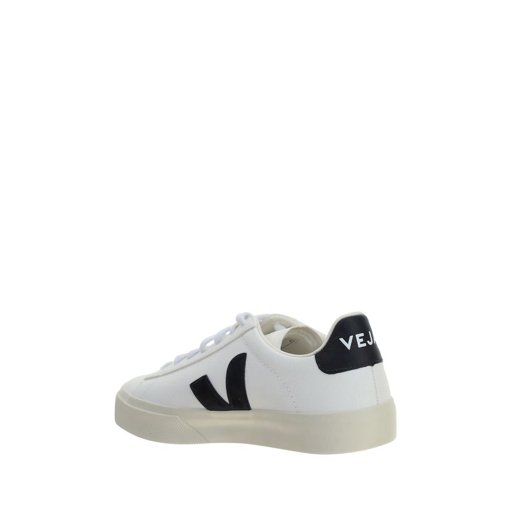 Veja Weiße Kalbshaut Bos Taurus Sneakers mit niedrigem Schaft