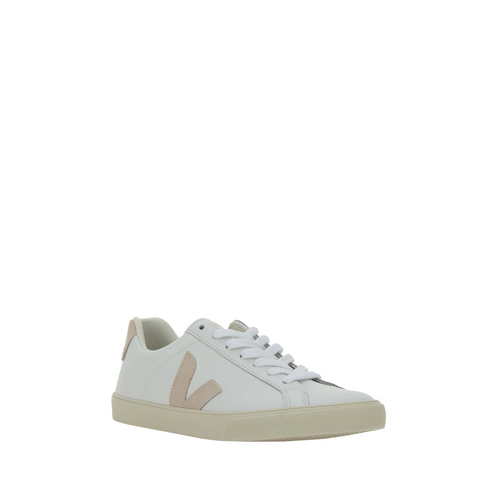 Veja Weiße Kalbshaut Bos Taurus Sneaker