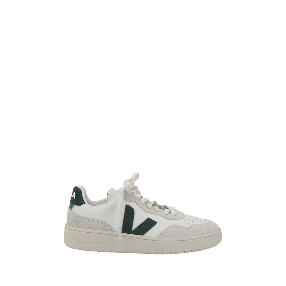 Veja Weiße Gummisohle Sneakers mit niedrigem Schaft
