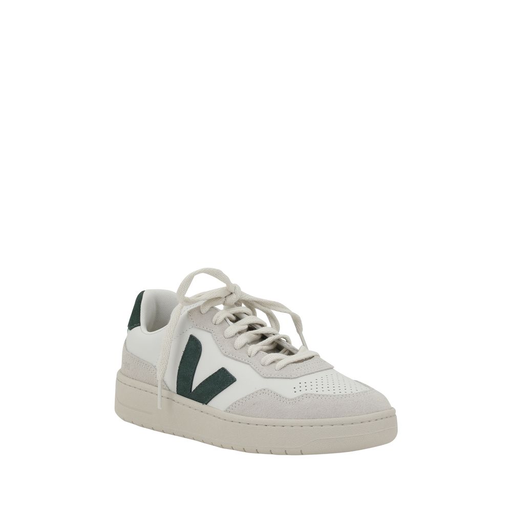 Veja Weiße Gummisohle Sneakers mit niedrigem Schaft