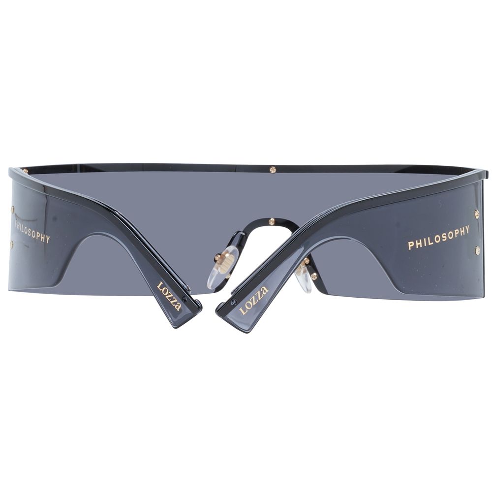 Lozza Sonnenbrille aus schwarzem Metall