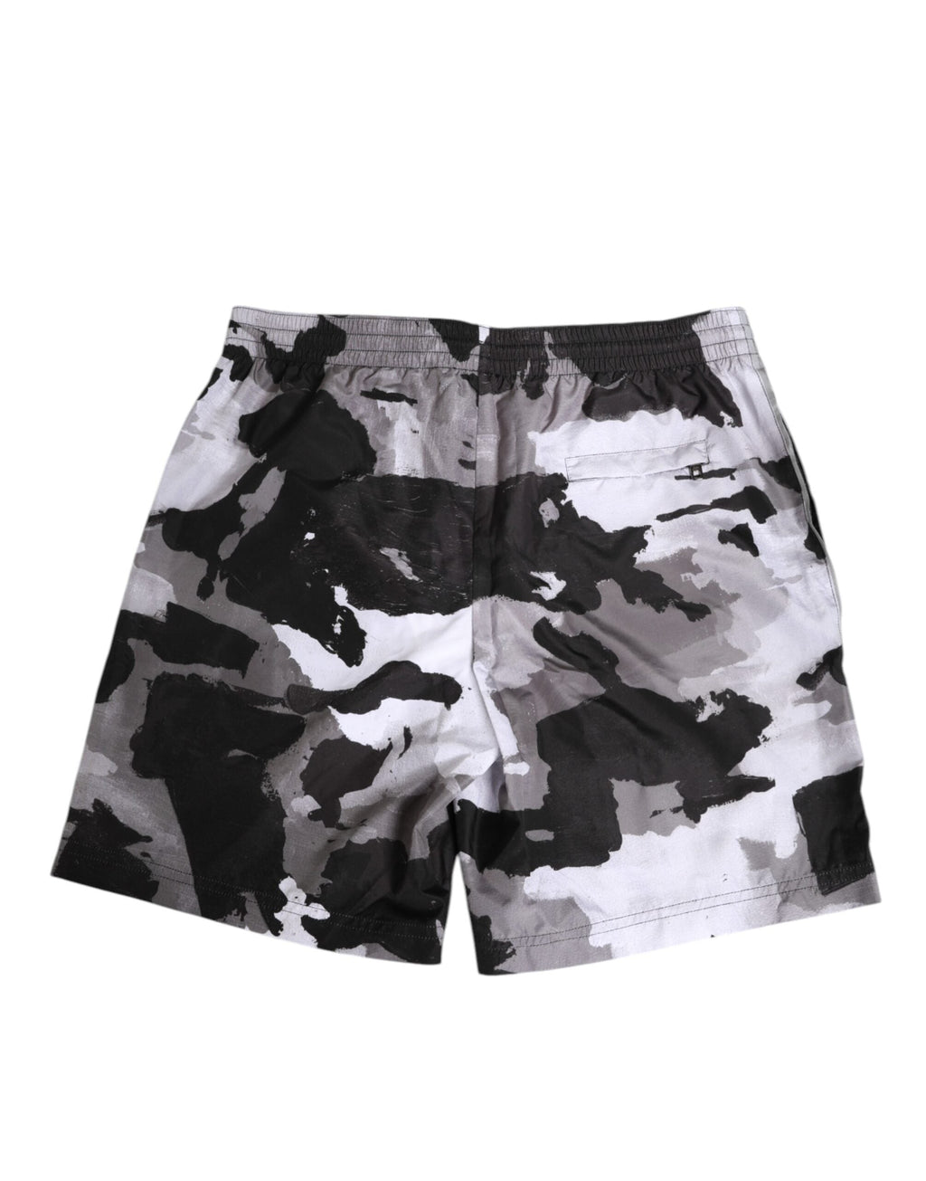 Dolce & Gabbana Schwarz Weiß Camouflage DG Logo Herren Bademode