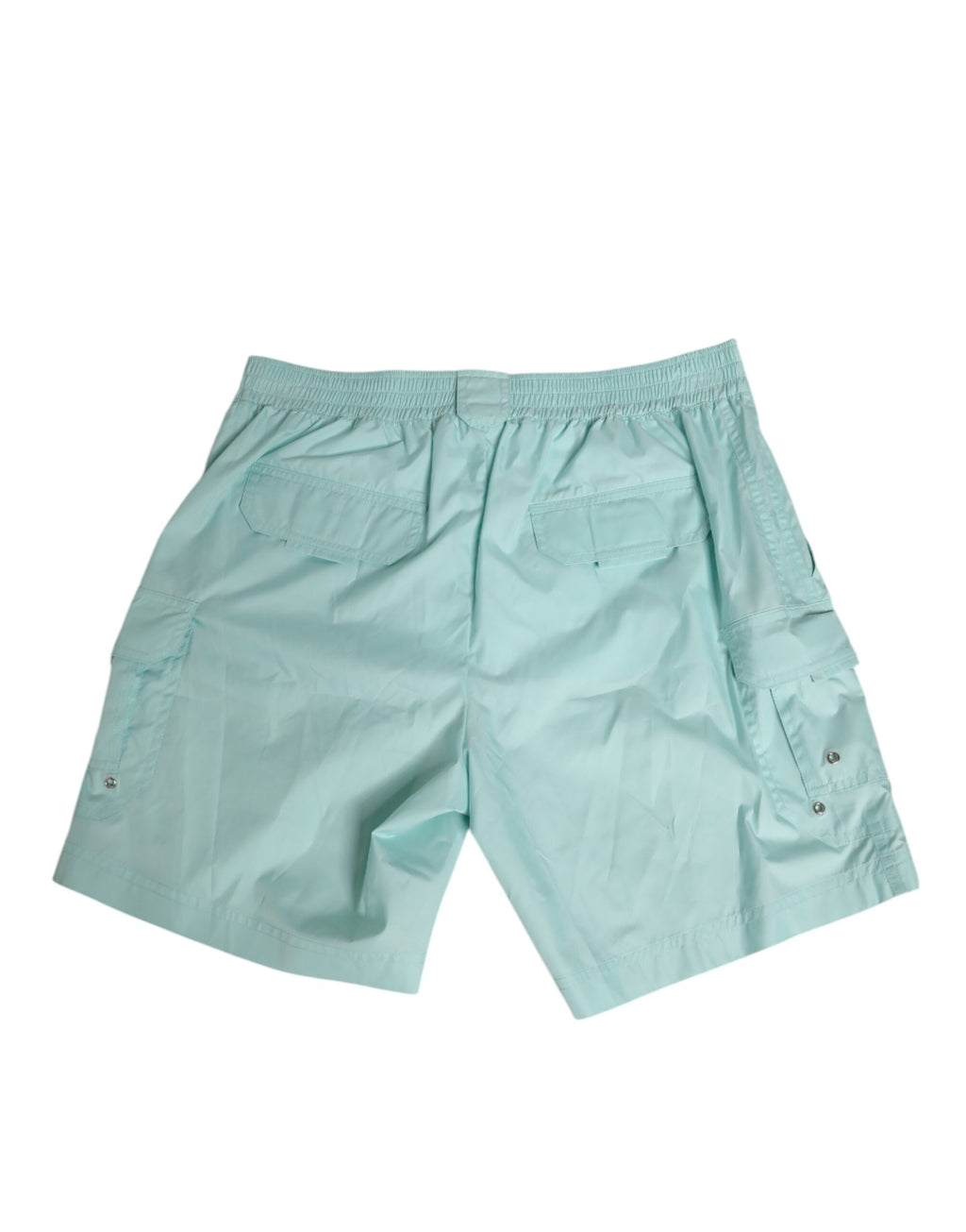 Dolce & Gabbana Aqua Blue Polyester Beachwear Herren Shorts Bademode