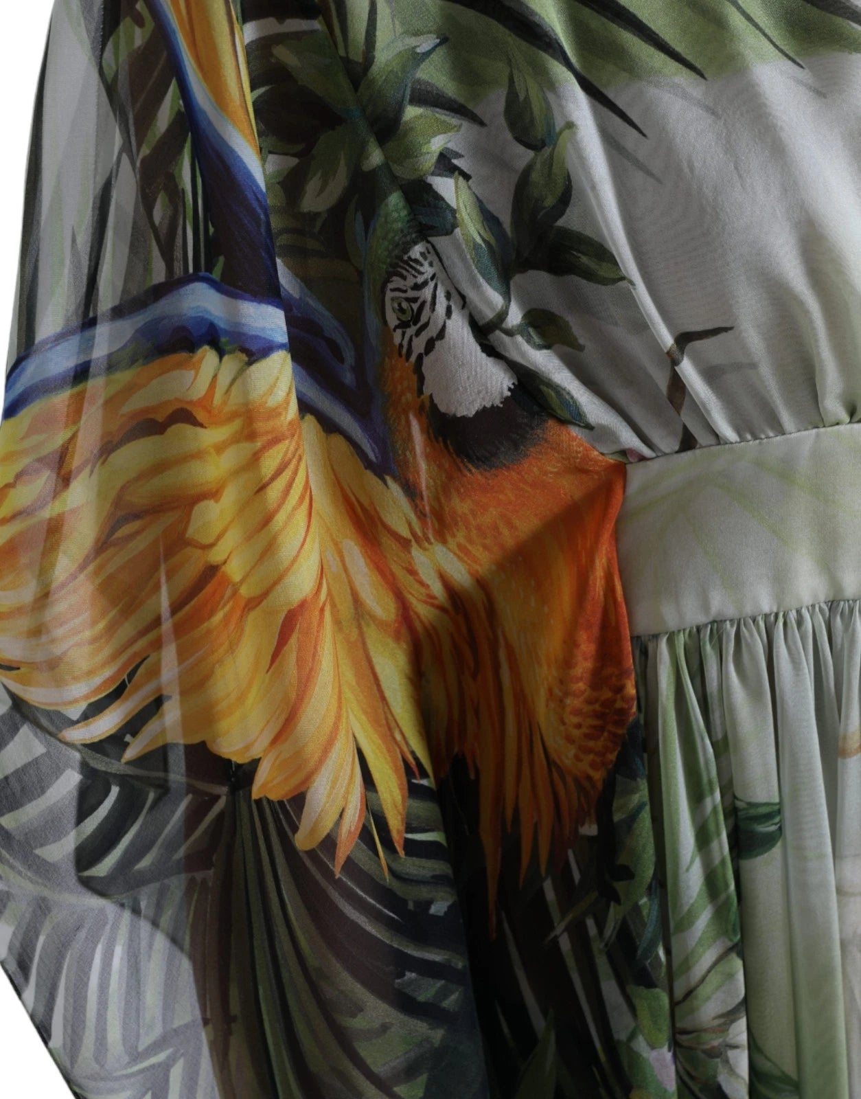 Dolce & Gabbana Maxikleid aus Seide mit Dschungel-Print, mehrfarbig, für Damen