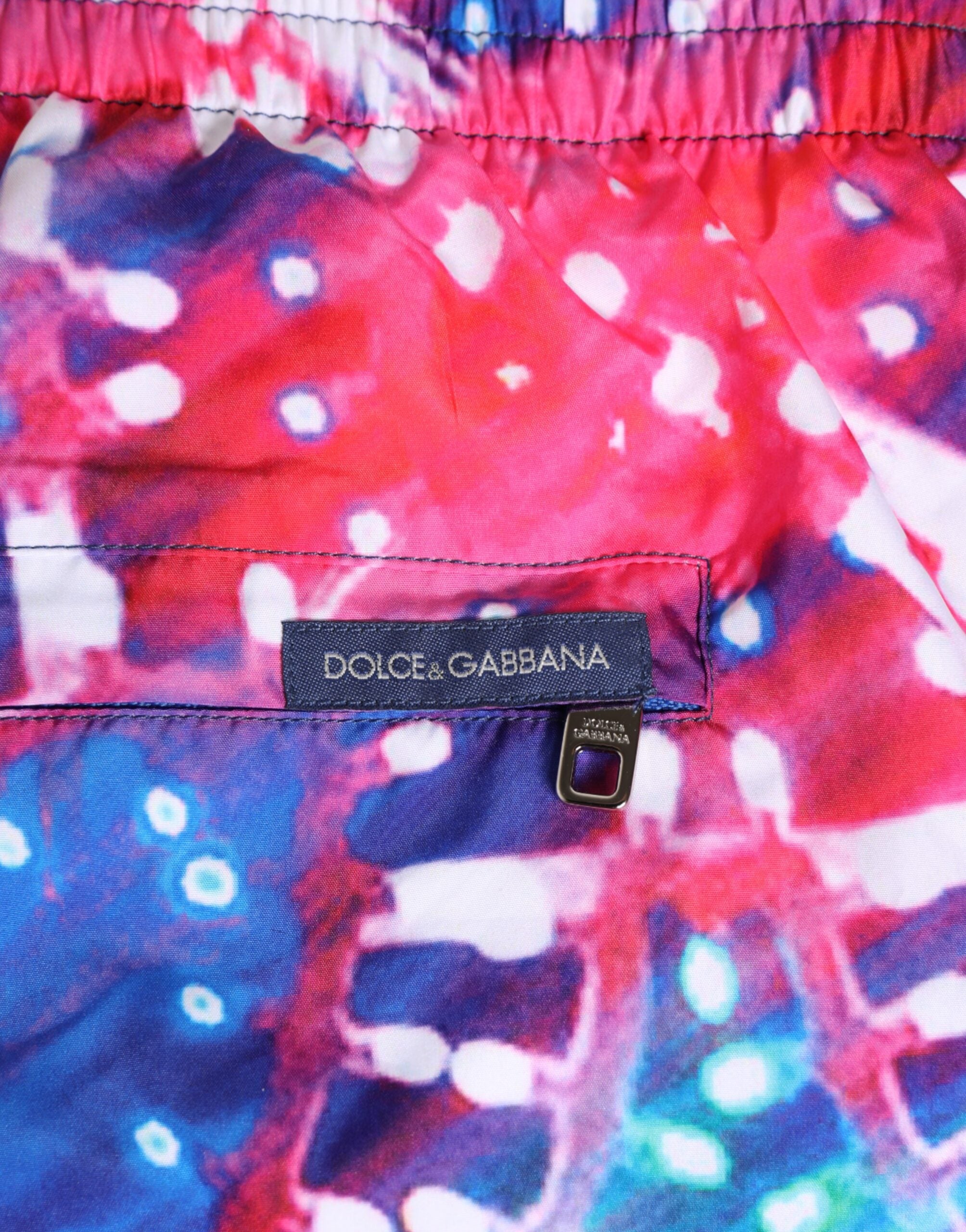 Dolce & Gabbana Multicolor Neon Print Polyester Shorts Bademode