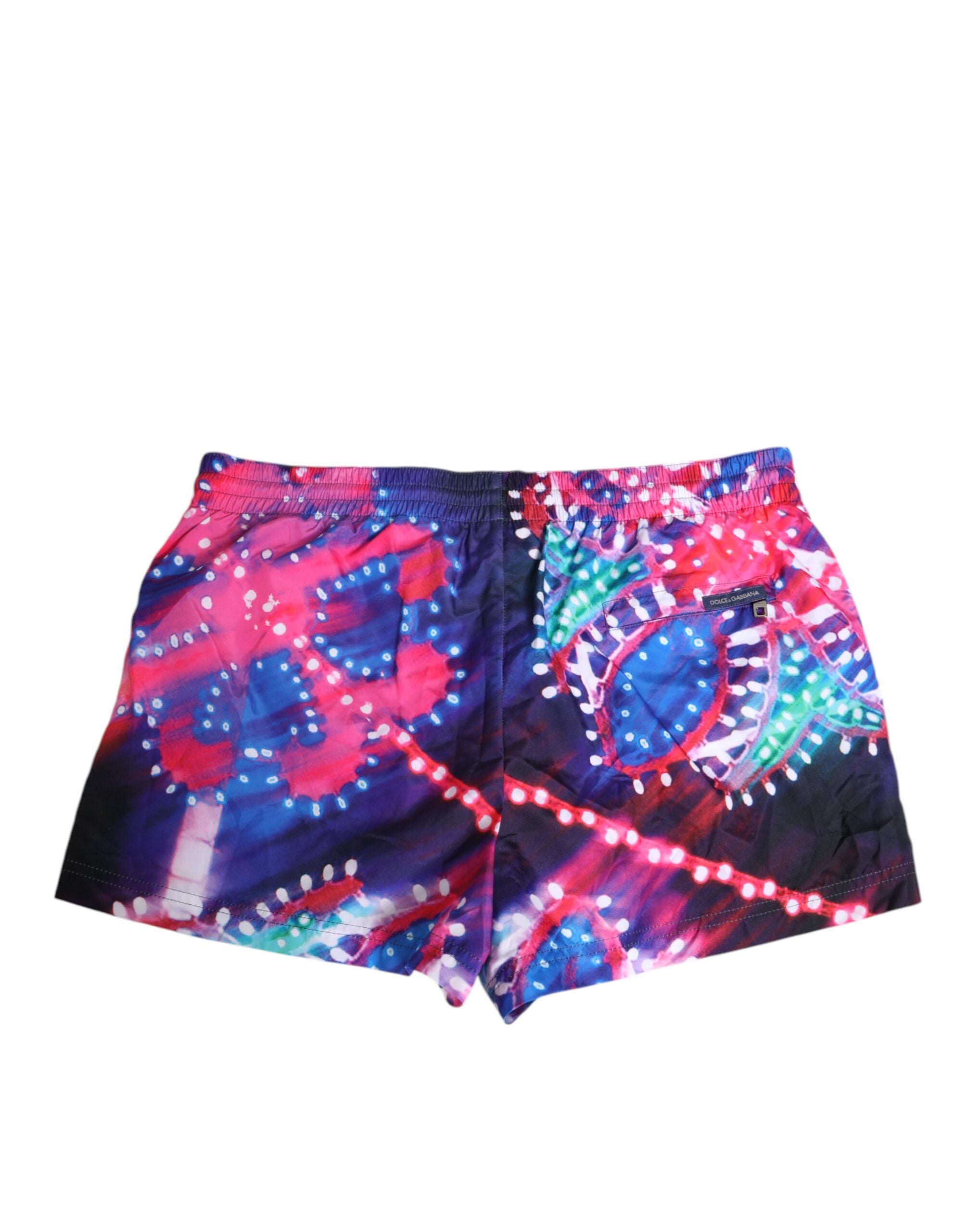 Dolce & Gabbana Multicolor Neon Print Polyester Shorts Bademode