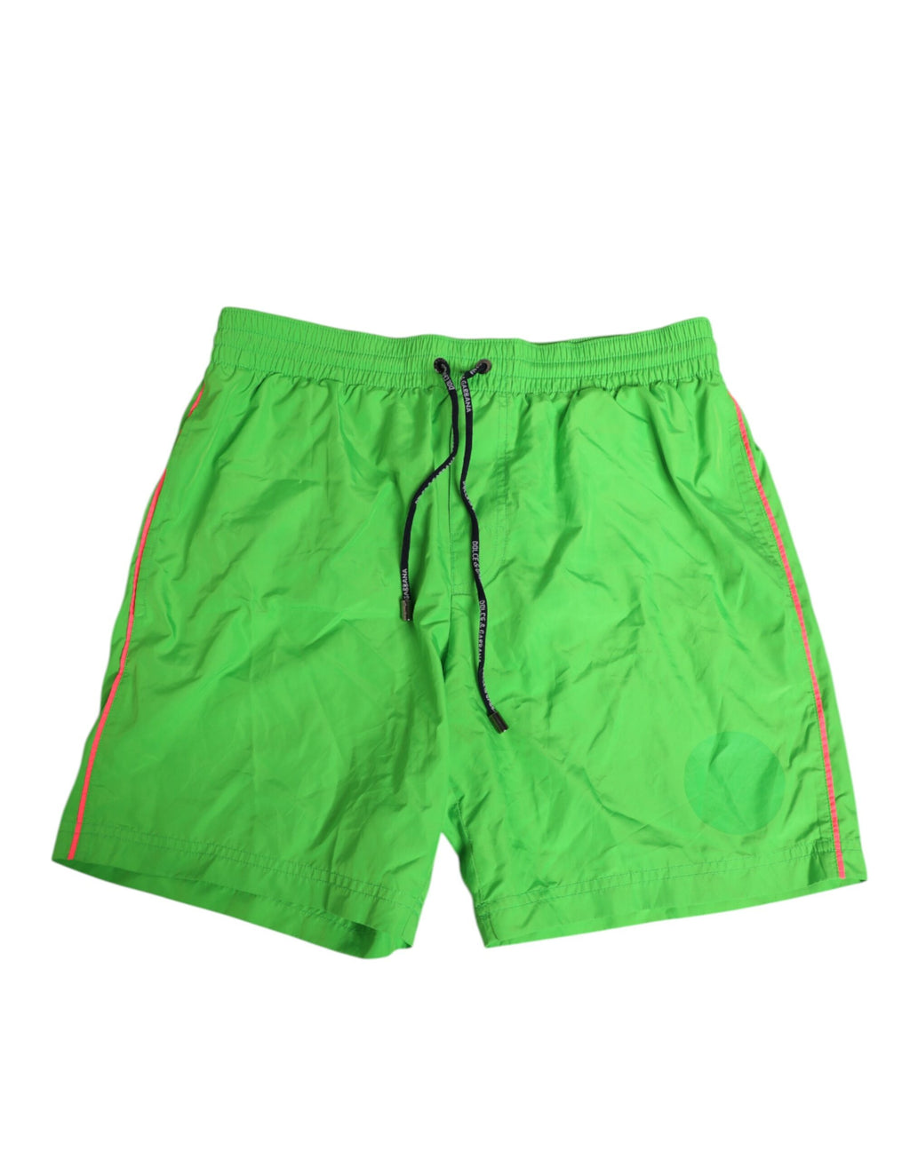 Dolce & Gabbana Grünes Nylon Kordelzug Männer Shorts Bademode