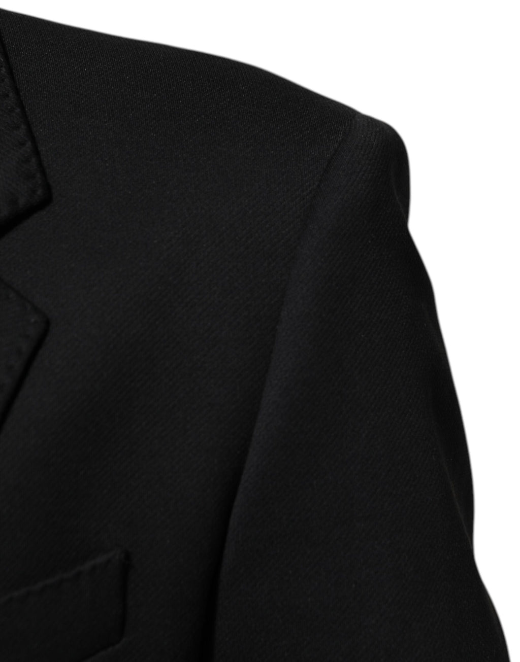 Dolce & Gabbana Dunkelblau Baumwolle Männer Jacke Mantel Blazer Anzug