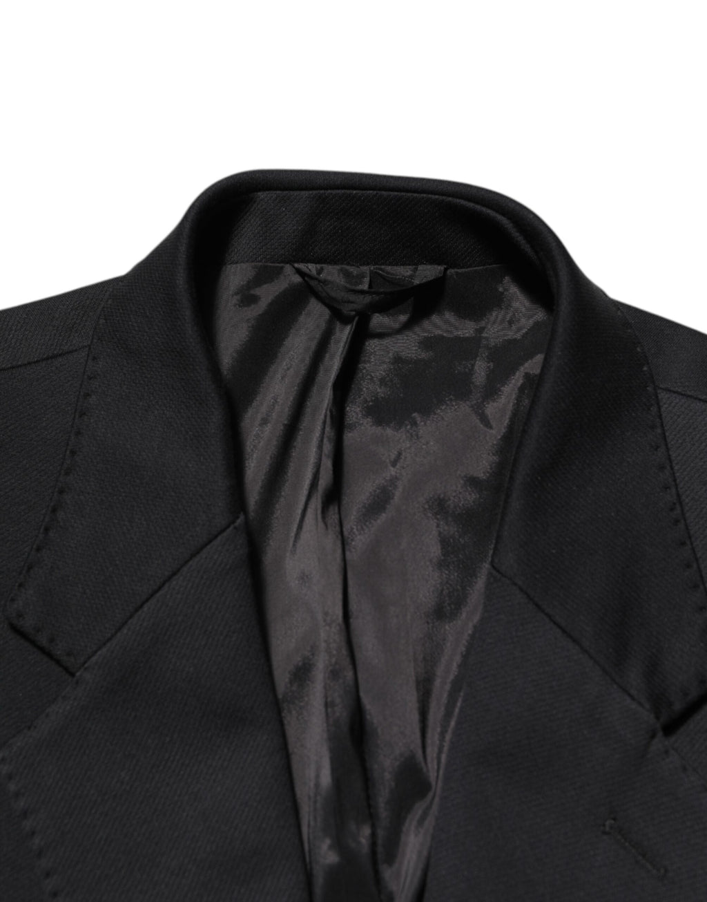 Dolce & Gabbana Dunkelblau Baumwolle Männer Jacke Mantel Blazer Anzug