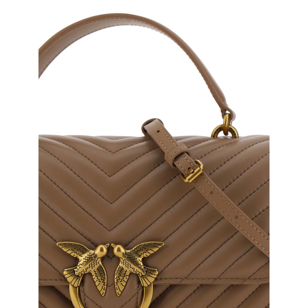 PINKO Geldbörse aus Kalbshaut in Braun Bos Taurus