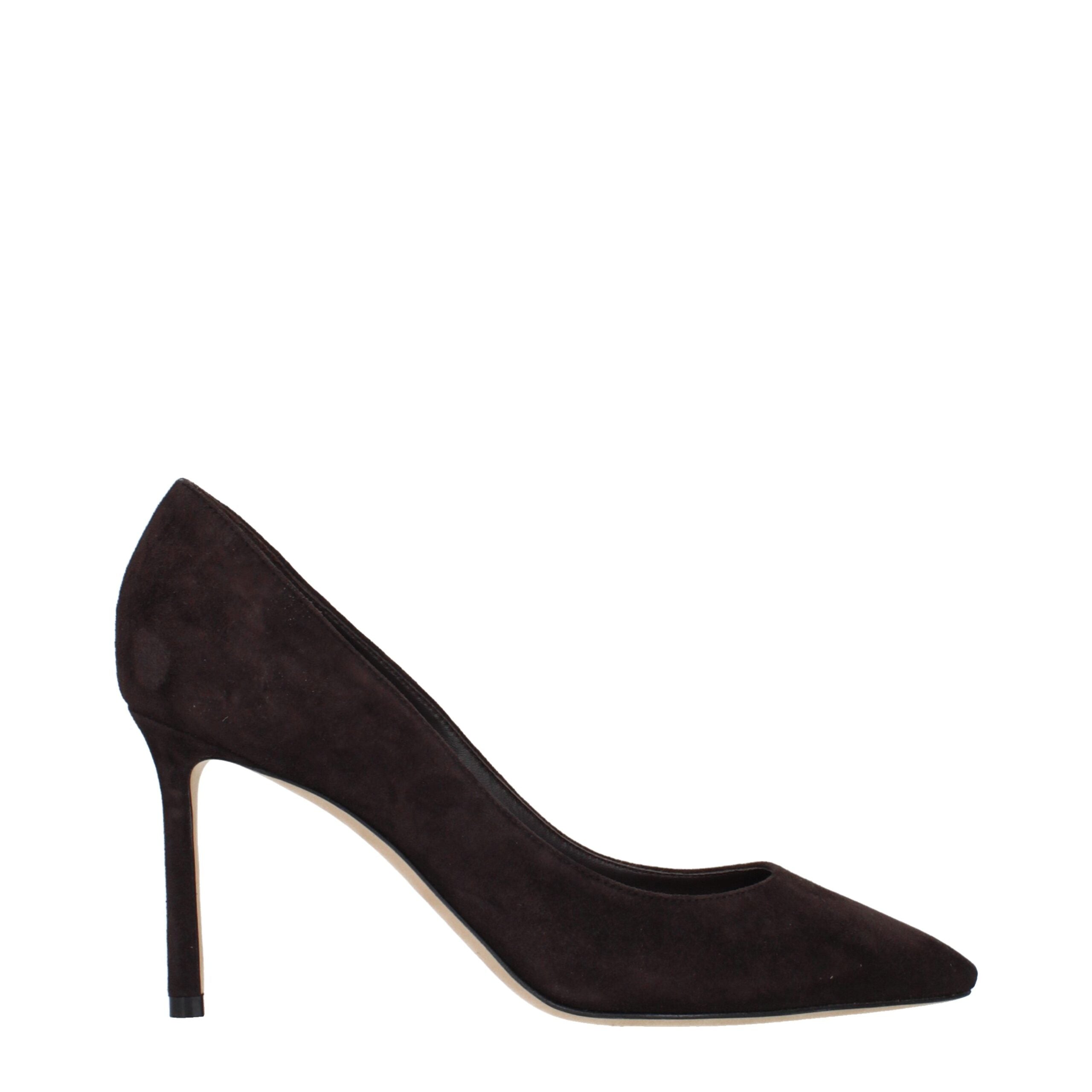 Jimmy Choo Braune Leder Pumps mit hohem Absatz
